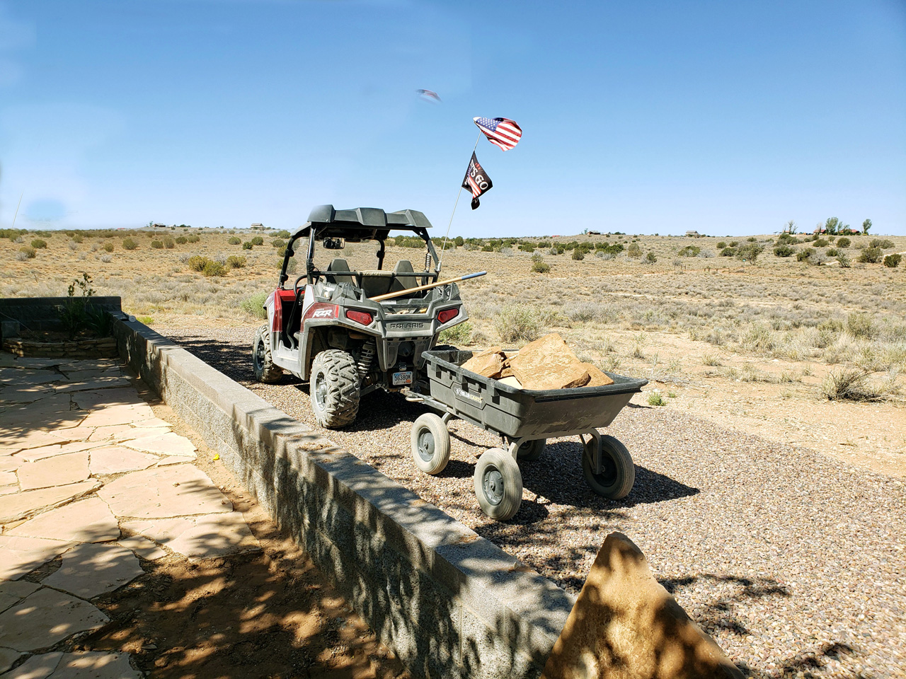 2025-06-25, 04, The wok Horse with a 700-800 lbs load