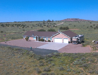 2022-09-05, 006, House looking from the NE, Snowflake, AZ